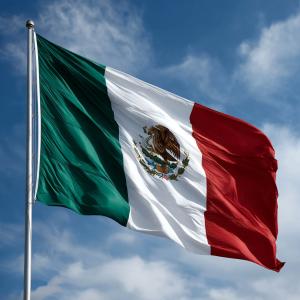 Mexico Flag Waving
